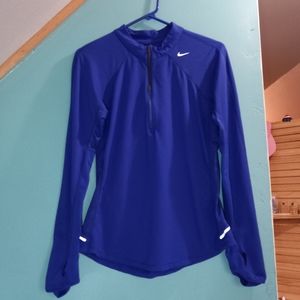 Nike purple dri-fit running pullover